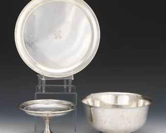 Three Sterling Silver Table Accessories