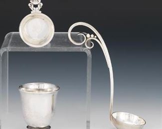 Three Sterling Silver Table Items