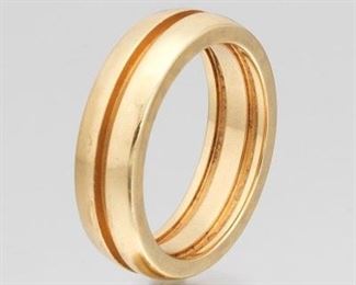 Tiffany Co 18k Gold Band 