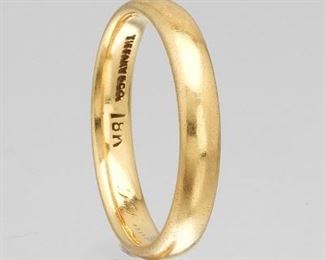 Tiffany Co Gold Band 