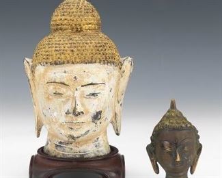 Two Buddha Heads