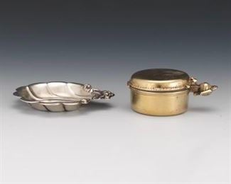 Two Sterling Silver Ecclesiastical Items