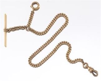 Vintage Gold Watch Chain 
