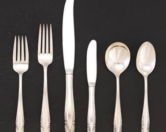 Wallace Sterling Silver Tableware Service, Stradivari Pattern