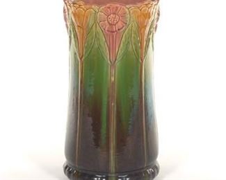Weller Pottery Floral Umbrella Stand