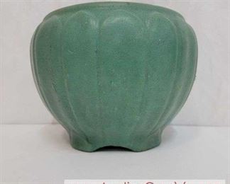 Matte Green Arts & Crafts Era Jardinere