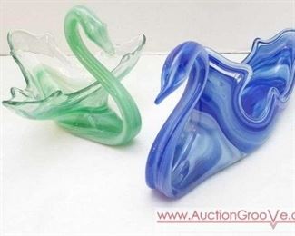 Murano Glass Swans