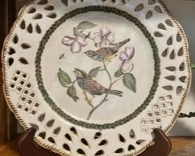 Decorative plate with stand
