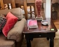 Side table with drawer 18"W x 16"D x 23"H