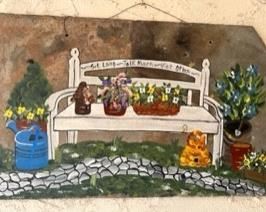 Cute little patio or front porch sign