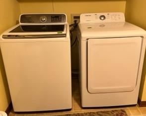 Samsung Washer and dryer, large capacity load. Can be paid for, held, and picked up after November 4th when owner moves out. 