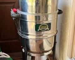 Cabela's smoker. Also has cover. And is... yes, CLEAN. 