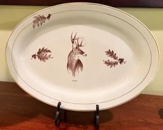 Deer platters with stand