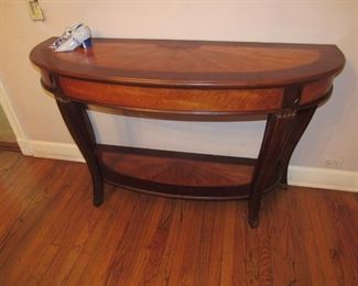 Inlaid console table