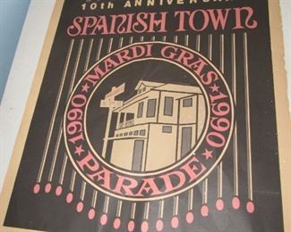 Vintage Spanish Town poster