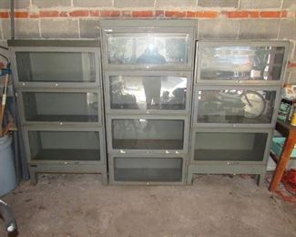 Great stacking metal barrister bookcases