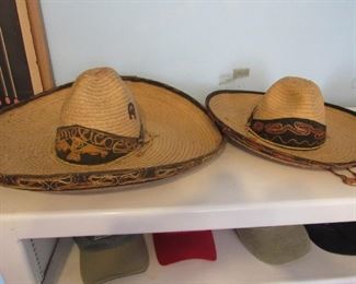Vintage his & hers sombreros