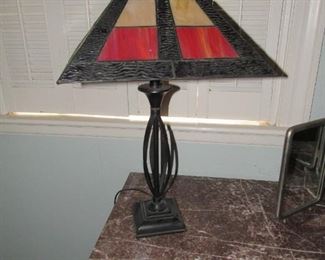 Stained glass lamp