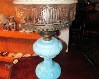 Delphite blue lamp
