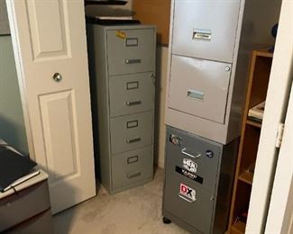 . . . file cabinets