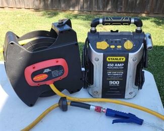Air Hose, Reel And Power BankCompressor