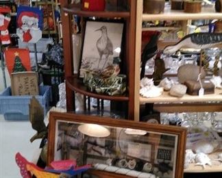 Nautical, sea shells and shell decorated Christmas tree.