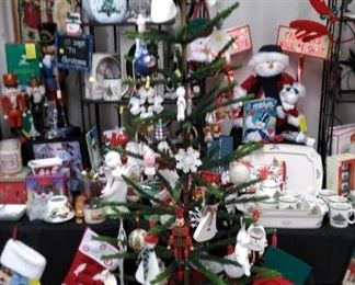 Lots of great ornaments for your tree (Sorry, the tree is not for sale).