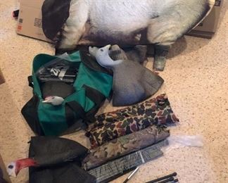 Turkey Decoys And Popup Elk