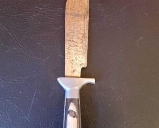 Vintage Eagle Head Knife With Monterey Mexico Engraving On The Blade