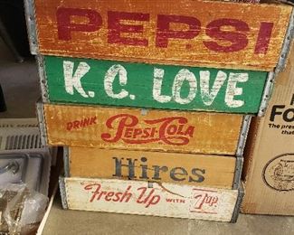   Wood Beverage Crates