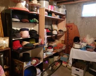 Hats ,Hat Boxes and Vtg. Shoes