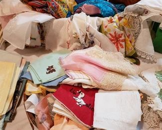 Many many Hankies- all kinds and clean