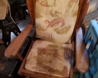  Retro-Kids Wood Rocker