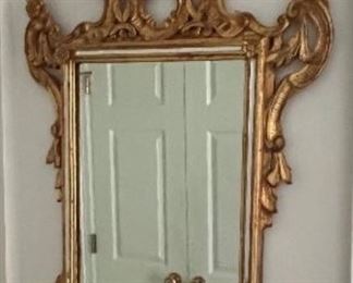 Fine gilt wood French mirror circa 1930s