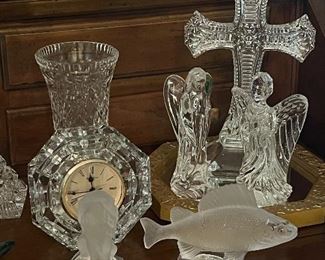 Waterford, Lalique and Baccarat 