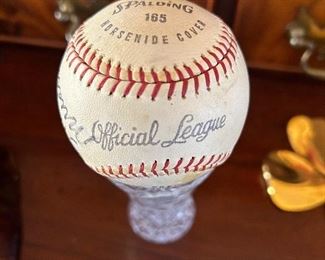 Baseball signed by Cardinal greats, Tim McCarver, Stan Musial and Red Schoendienst 