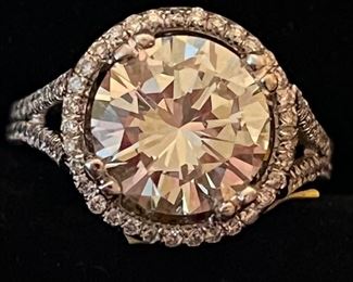 3.14 carat total weight center stone
L/VS1…$15,500 retail is $29,800
