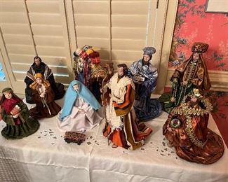 Very large 1950s Manger Scene…fabulous condition 