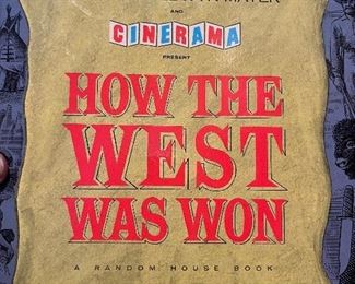 MGM Cinerama How the West Was Won 1963 Random House HC Book good Condition 