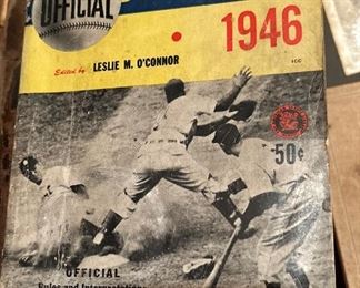 1946 Official Baseball Guide by A.S. Barnes - Rules, Reviews, Pictures