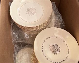 One of several sets of dishes