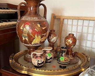 Hand painted collectibles from Greece