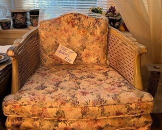 Pair of French Provincial chairs