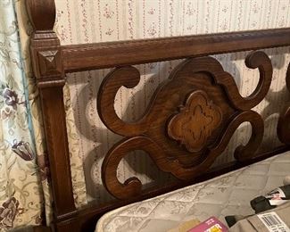 Part of Bedroom set ,bed, armoire, nightstands and dresser