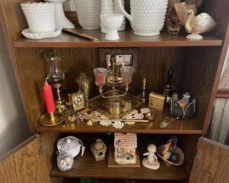 Brass candlesticks