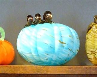 3 Glass Pumpkins