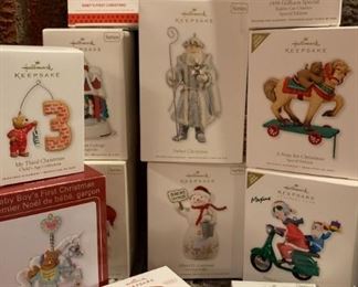 13 Hallmark Collectible Series, Limited Edition, and Event Repainted Ornaments
