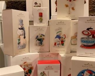 24 Hallmark Keepsake Ornaments in Original Boxes