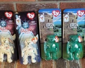 Full Set of McDonalds Teenie Beanies 2 Glory, 2 Erin, 2 Brittania, and 2 Maple