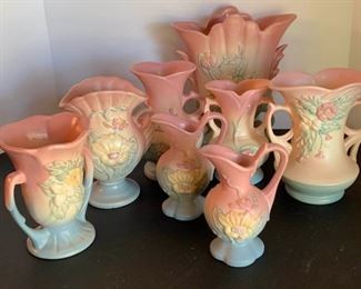 Hull Pottery, 8 Pieces in Various Sizes